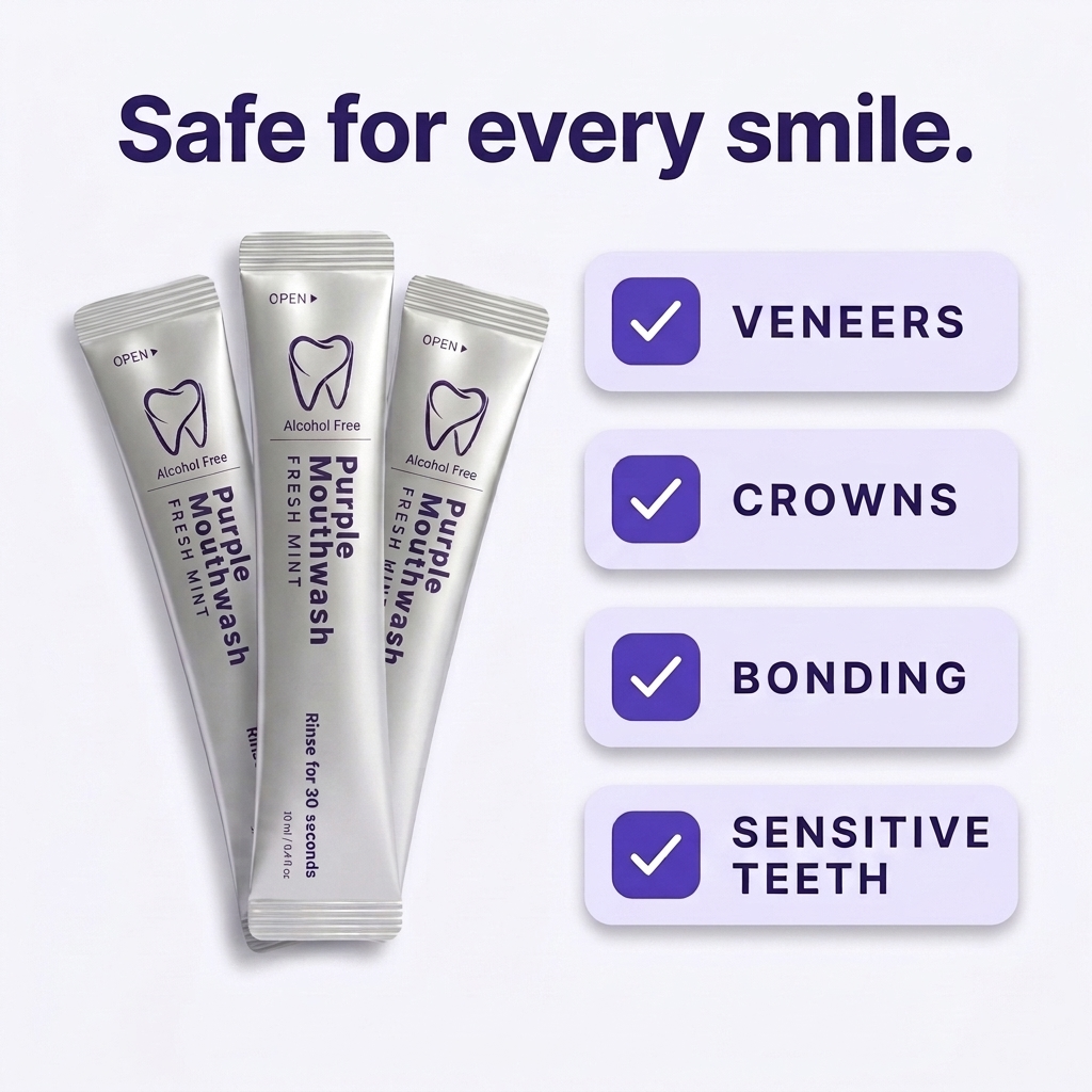 Purple Mouthwash